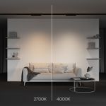 Трековый светильник Basis Trinity 4000K 10Вт 120°, TR196-3-10W4K-B. TM Maytoni