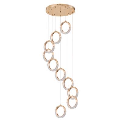 Подвесная люстра ARTE LAMP MONTANA A7777SP-10GO, 1хLED