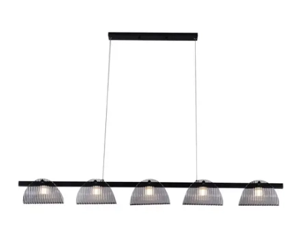 Люстра Каспи черный L132 h150 Led 5*6W (4000K)