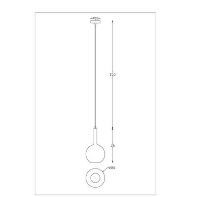 Подвесной светильник Arte Lamp Gala A2720SP-1SG, 1хE14