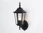 Светильник уличный настенный ST2010 BK/CL черный/прозрачный IP54 E27 max 40W 360*150*210