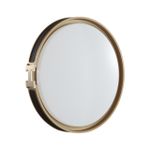 7667/DL COLOR SN 132 Светильник пластик/белый/черный/золотой LED 48Вт 4000К D405 IP43 FAVEMO BLACK