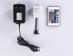 Комплект светодиодной ленты RGB 5m GS2502 5050 60Led/ 14.4W m/ 12V IP65 RGB/ 5000*10*2.87mm/ кратность резки 50mm (4 конт.) (адаптер, вилка, контроллер, пульт в комплекте)