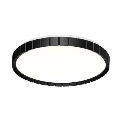 7649/EL PALE SN 88 Светильник пластик/белый/черный LED 70Вт 3000-6000К D486 IP43 пульт ДУ ATABI BLACK
