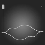 SL6106.103.65 Светильник подвесной ST-Luce Никель/Белый LED 1*65W 4000K