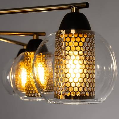 Потолочная люстра Arte Lamp MANCHESTER A7045PL-8BK, 8хE14