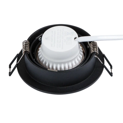 Точечный встраиваемый светильник Arte Lamp TARF A2167PL-1BK, 1хGU10