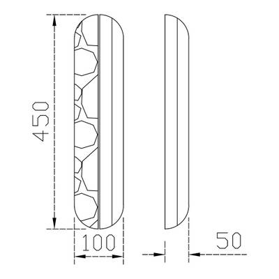 Бра Brilloux FL1203-4W, LED