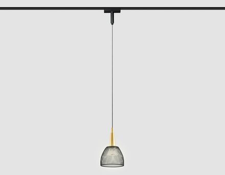 Светильник светодиодный трековый для шинопровода Magnetic Ultra Slim GV1656 BK/GD черный/золото IP20 9W 4200K 48V 24° D115*1500