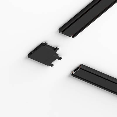 Flat Magnetic Четырёхсторонний соединитель для накладного шинопровода чёрный 85003/00