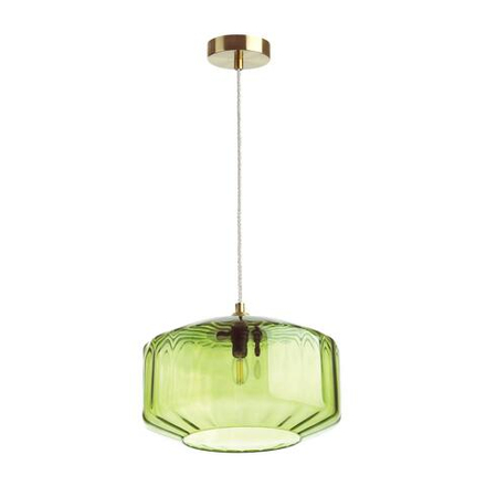 4783/1 PENDANT ODL21 409 зеленый/бронзовый Подвес E27 60W BINGA
