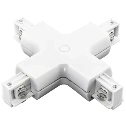 504146 Соединитель трековый трехфазный BARRA X-образный БЕЛЫЙ Lightstar