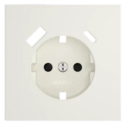 VLS001013 Накладка для розетки с заземлением и защитными шторками, с USB A+C, S70 (хлопок). (ТМ Maytoni)