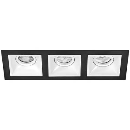 D537060606 Светильник DOMINO QUADRO МR16 (214537+214506+214506+214506)
