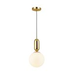 4669/1 PENDANT ODL20 471 золотой/белый Подвес E27 1*40W (тип лампы СВЕЧА ) 220V OKIA