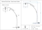 07054-F,19-20 Торшер Нестор черный/бронза L125 h178 E27 1*40W комплект состоит из 2х коробок