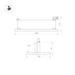 Светильник LGD-MARS-4TR-S582x138-50W Day4000 (WH, 60-130 deg, 230V) (Arlight, IP20 Металл, 5 лет)