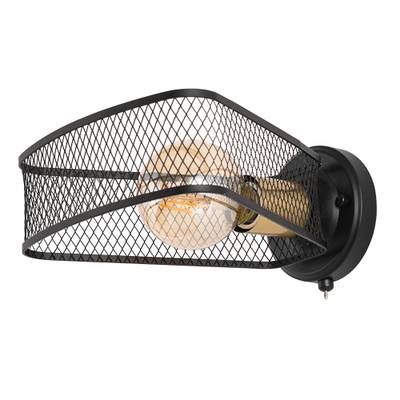 Бра Arte Lamp MAASYM A7044AP-1BK, 1хE27