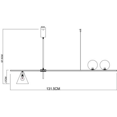 Подвесной светильник Arte Lamp JACOB A7029PL-3BK, 3хE27