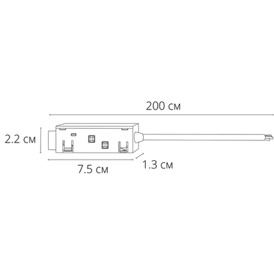 Коннектор для ввода питания Arte Lamp EXPERT-ACCESSORIES A590206