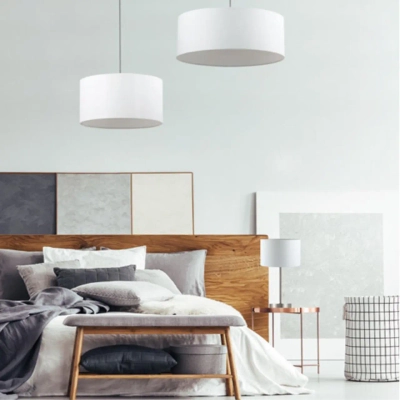 3745/2 MODERNI LN26 525 никель/белый, металл/текстиль Подвес E27 2*60W 220V NIKKI