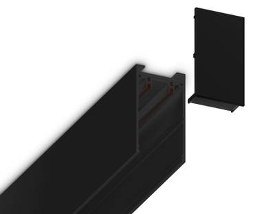 Заглушка для шинопровода Magnetic 220V GL1058 BK черный 30.6*56*2 (2шт)