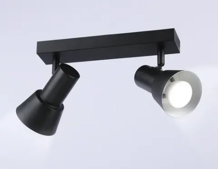 Светильник накладной TA13117/2 BK/WH черный/белый GU10/2 max 12W 350*85*150