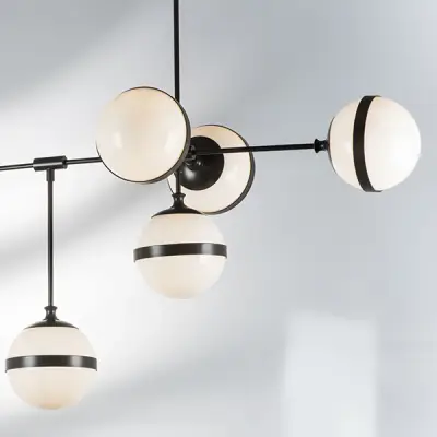 813197 Люстра GLOBO 9х40W E14 umber/white Lightstar