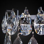 Настенный светодиодный светильник с хрусталем 437/1 Strotskis, LED