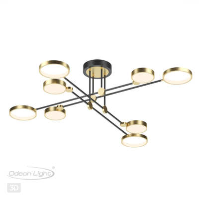 4320/75CL MIDCENT ODL22 305 металл/черный с бронзой Потолочный светильник IP20 LED 65W 2677Лм DENZEL