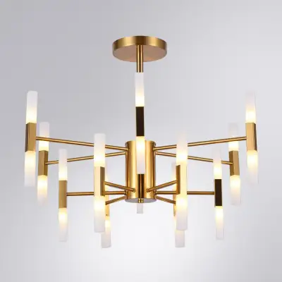 Люстра на штанге Arte Lamp Ramona A7410PL-24PB, 24хG4