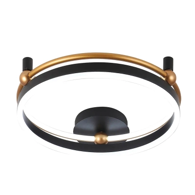 Светильник потолочный Crystal Lux FERNANDO PL48W LED BLACK/GOLD 0621/148