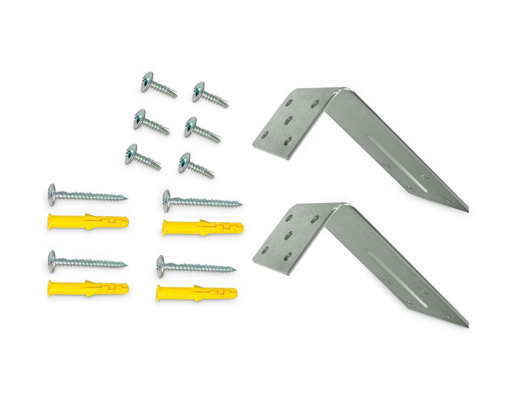 Уголок регулируемый для закладных профилей GL3621 AL серый 2шт Уголок регулируемый для закладных профилей GL3621 AL серый 2шт