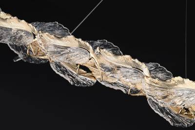 Люстра подвесная Felicity Gold FL1182-9PO, LED