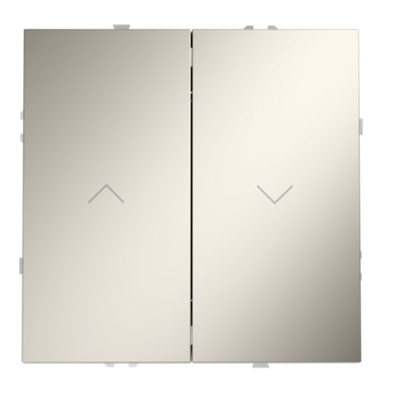 VLS020703 Выключатель встраиваемый VOLTUM S70 для жалюзи 10А, (кашемир). (ТМ Maytoni)