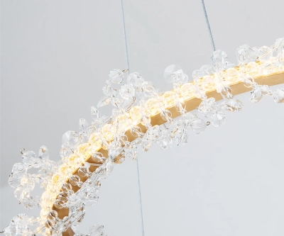 08243,36A(4000K) Подвес Лаура латунь d60 h150 Led 36W (4000K)