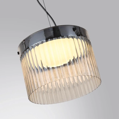 5047/24L L-VISION ODL24 439 черный/светл.янтарный/металл/стекло Подвес LED 24W 4000К 2715Лм PILLARI
