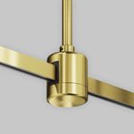 Крепление потолочное Short 78мм с прямым коннектором питания Flarity латунь, TRA156C-IPC1-BS. TM Maytoni