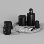 Набор для вертикального подвесного монтажа Nemo D25 черный, 20309. TM Maytoni