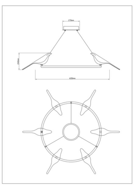 Подвесной светильник Divinare SUMMER 1188/06 LM-42, 1хLED