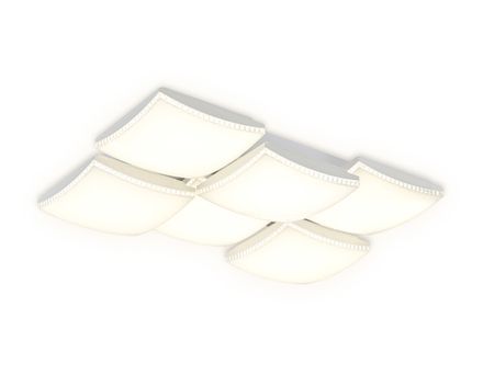 Потолочный светодиодный светильник с пультом FP2326 WH белый 216W 810*540*145 (ПДУ РАДИО 2.4)