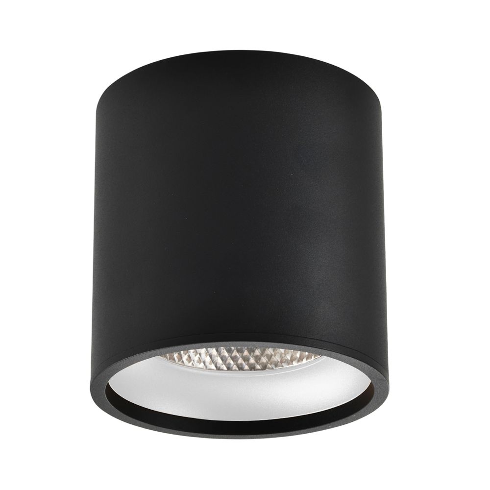 ST165.442.12 Светильник потолочный Черный LED 1*12W 4000K 840Lm Ra&amp;gt;90 36° IP44 D80xH85 85-265V