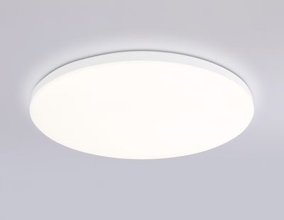 Потолочный светодиодный светильник с Wi-Fi Яндекс Алисой/Tuya/Smart Home/Alexa FZ2001 WH белый IP54 20W 3000K-6500K+RGB D300*55 (ПДУ ИК)