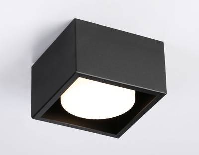 Светильник накладной TN70827 BK черный GX53 max 12W 100*100*60