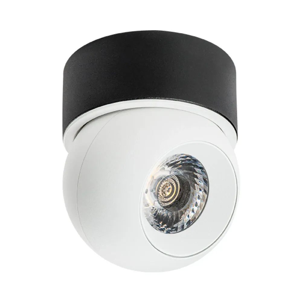 i06207 Светильник INTERO LED 9W 850LM 24G БЕЛЫЙ/ЧЕРНЫЙ 3000K (217062+521707)