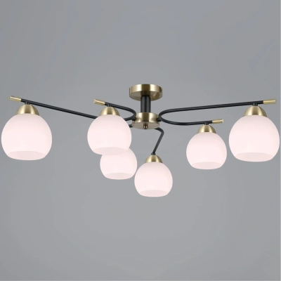 IL0638-6CSQ-24 AB BK LIBRA светильник потолочный ILLUMICO, E27х6