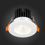 ST704.548.10 Св-к встр. Белый LED 1*10W 4000K 900Lm Ra&gt;90 38° IP20 D80xH60 170-240V