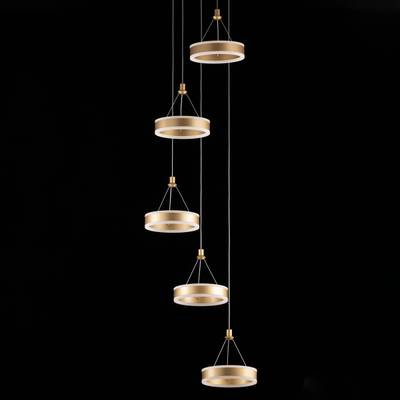 Citilux Дуэт CL719052 LED Подвесной светильник Золото