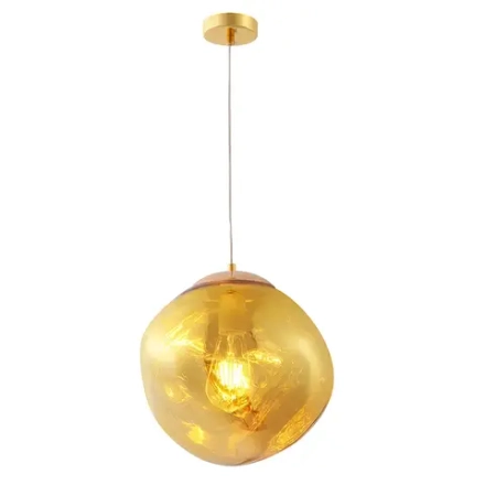 Светильник подвесной Crystal Lux MALAGA SP1 D280 GOLD 0864/201