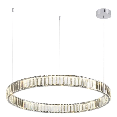 4930/45L L-VISION ODL24 591 хром/прозрачный металл/хрусталь Люстра LED 45W 4000K 5350Лм VEKIA